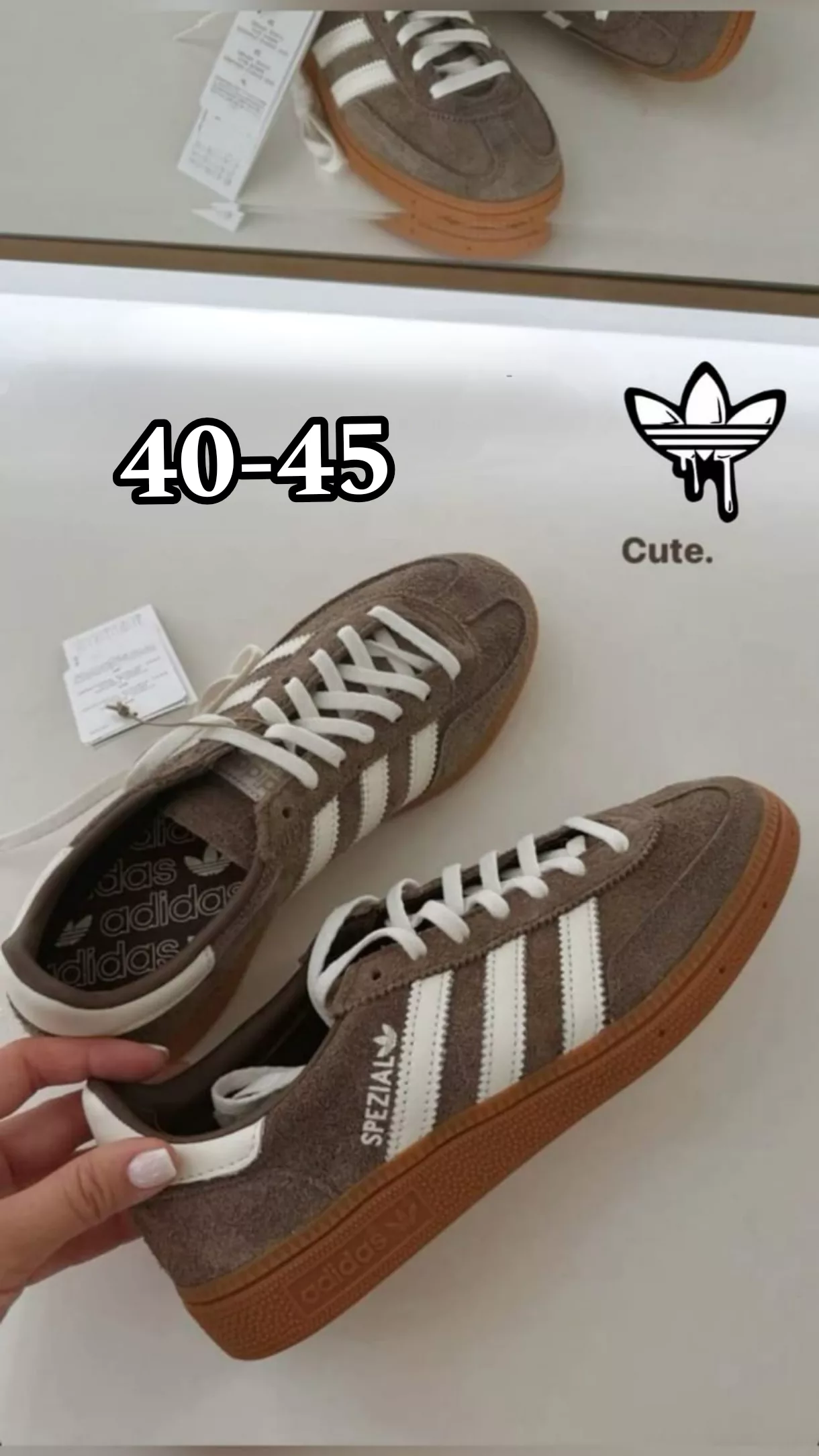 Tenis Handball Spezial Earth Strata/Off White/Gum ✦ Bajo pedido