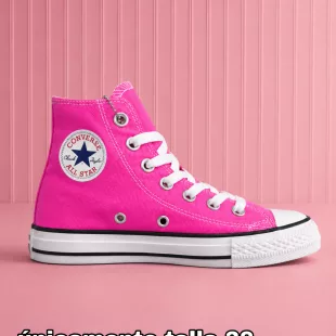 Tenis Chuck Taylor All Star High Top - Rosa Neón ✦ Bajo pedido