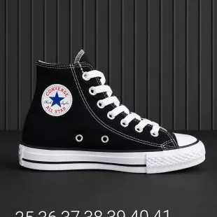 Tenis Chuck Taylor All Star High Top - Negro ✦ Bajo pedido
