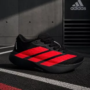 Tenis Adizero EVO SL Negro/Rojo ✦ Bajo pedido