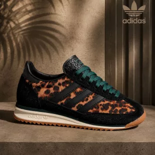 Tenis SL 72 OG Leopard Print Collegiate Green ✦ Bajo pedido