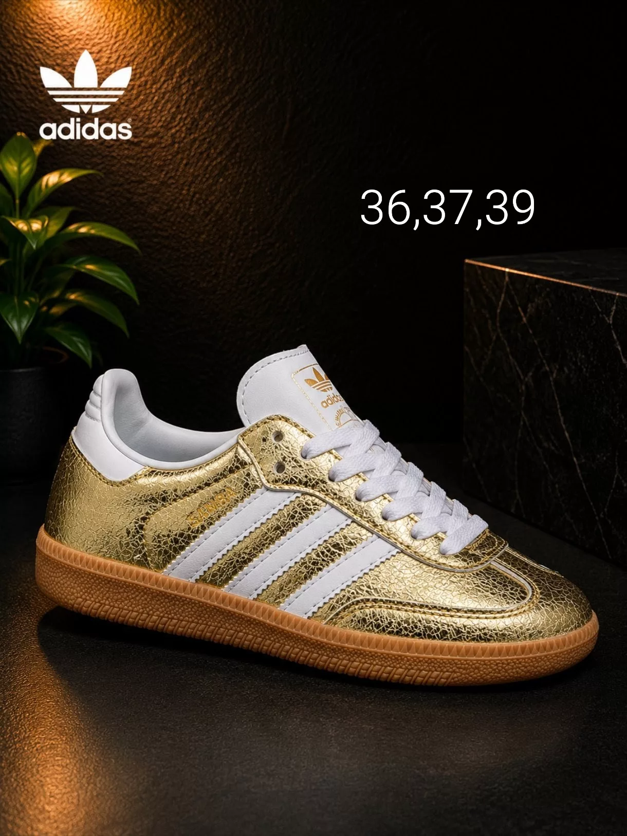 Tenis Samba OG Gold ✦ Bajo pedido