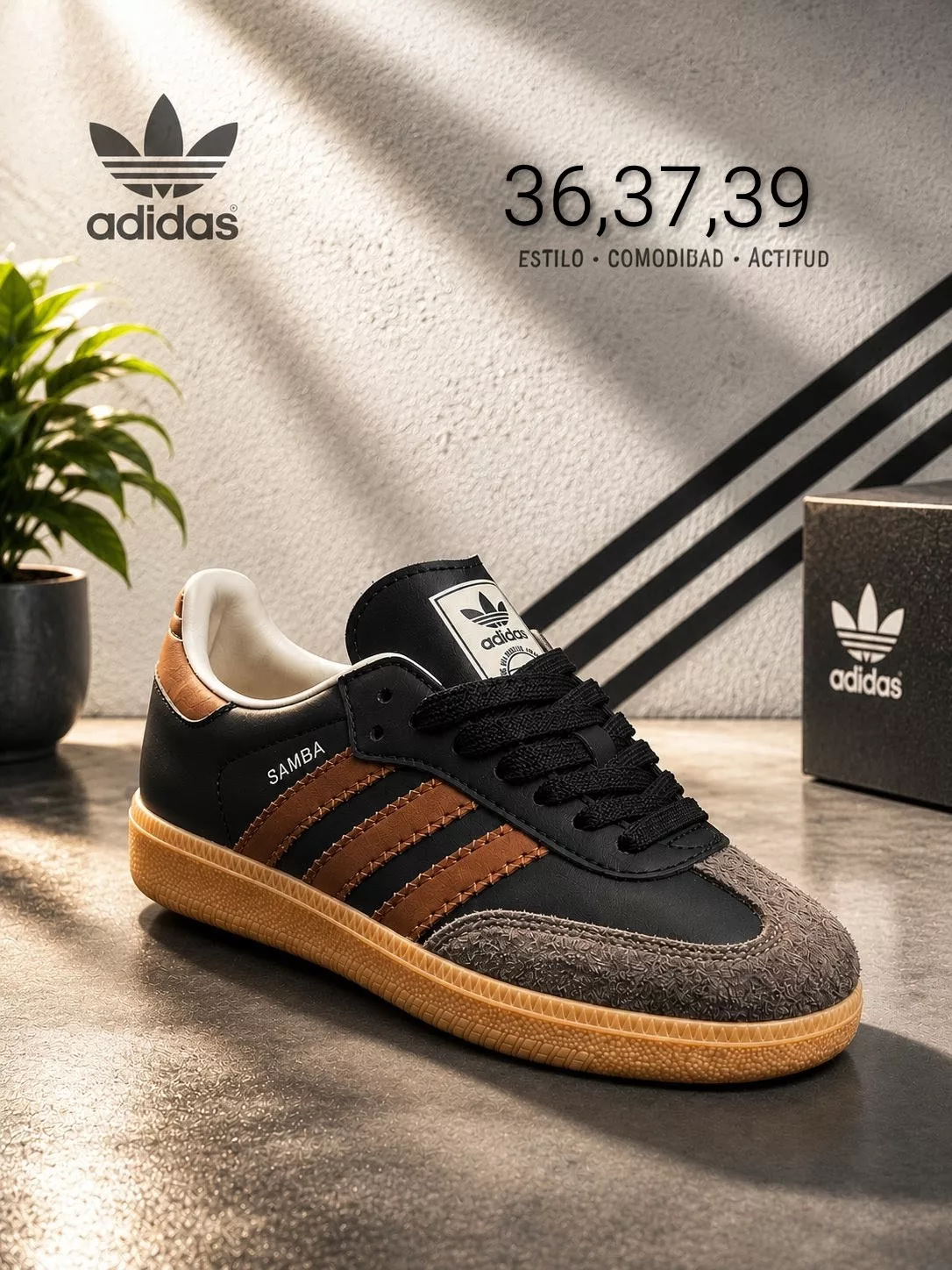Tenis Samba Samba OG Brown ✦ Bajo pedido