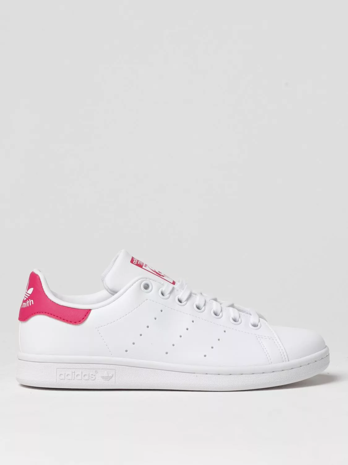 Tenis Stan Smith - Blanco / Fucsia ✦ Bajo pedido
