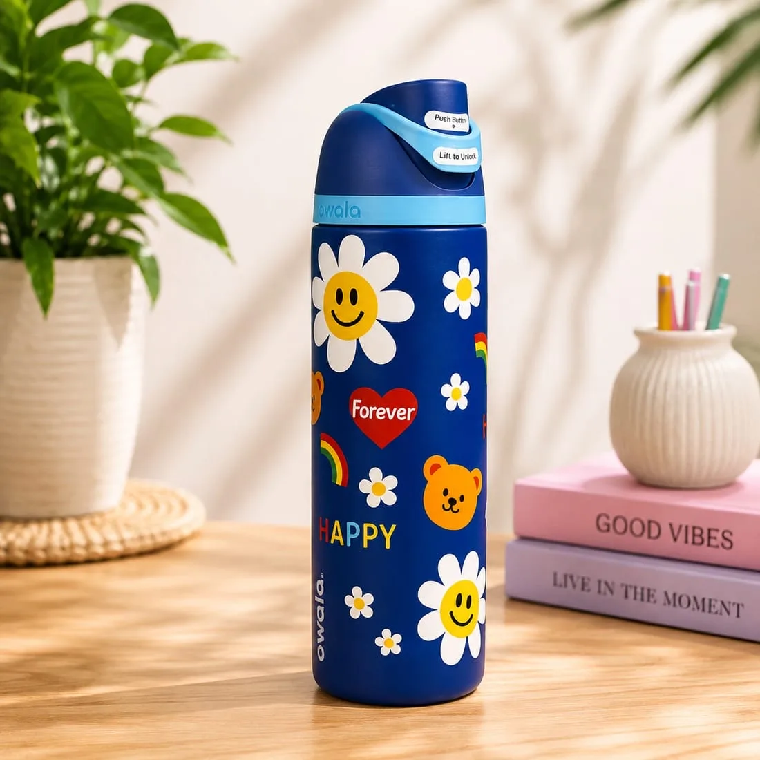 Botella Tipo Owala - Clover the Rainbow (24oz) ✦ Bajo pedido - Imagen 3