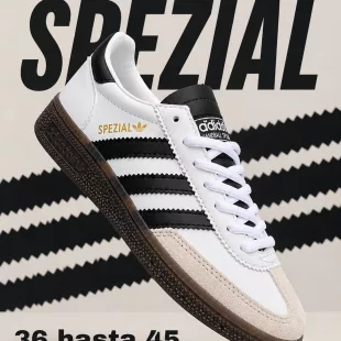 Tenis Handball Spezial Blanco/Negro ✦ Bajo pedido