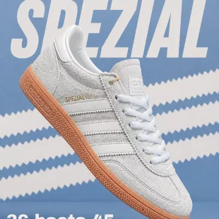 Tenis Handball Spezial Light Grey ✦ Bajo pedido