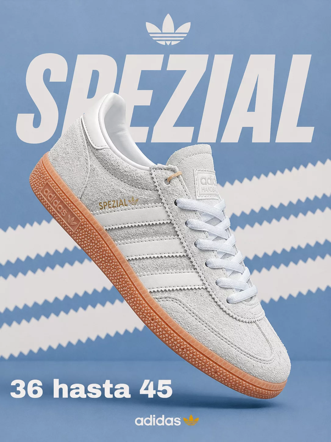 Tenis Handball Spezial Light Grey ✦ Bajo pedido