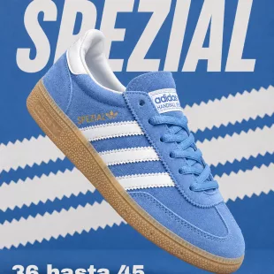 Tenis Handball Spezial Azul/Blanco ✦ Bajo pedido