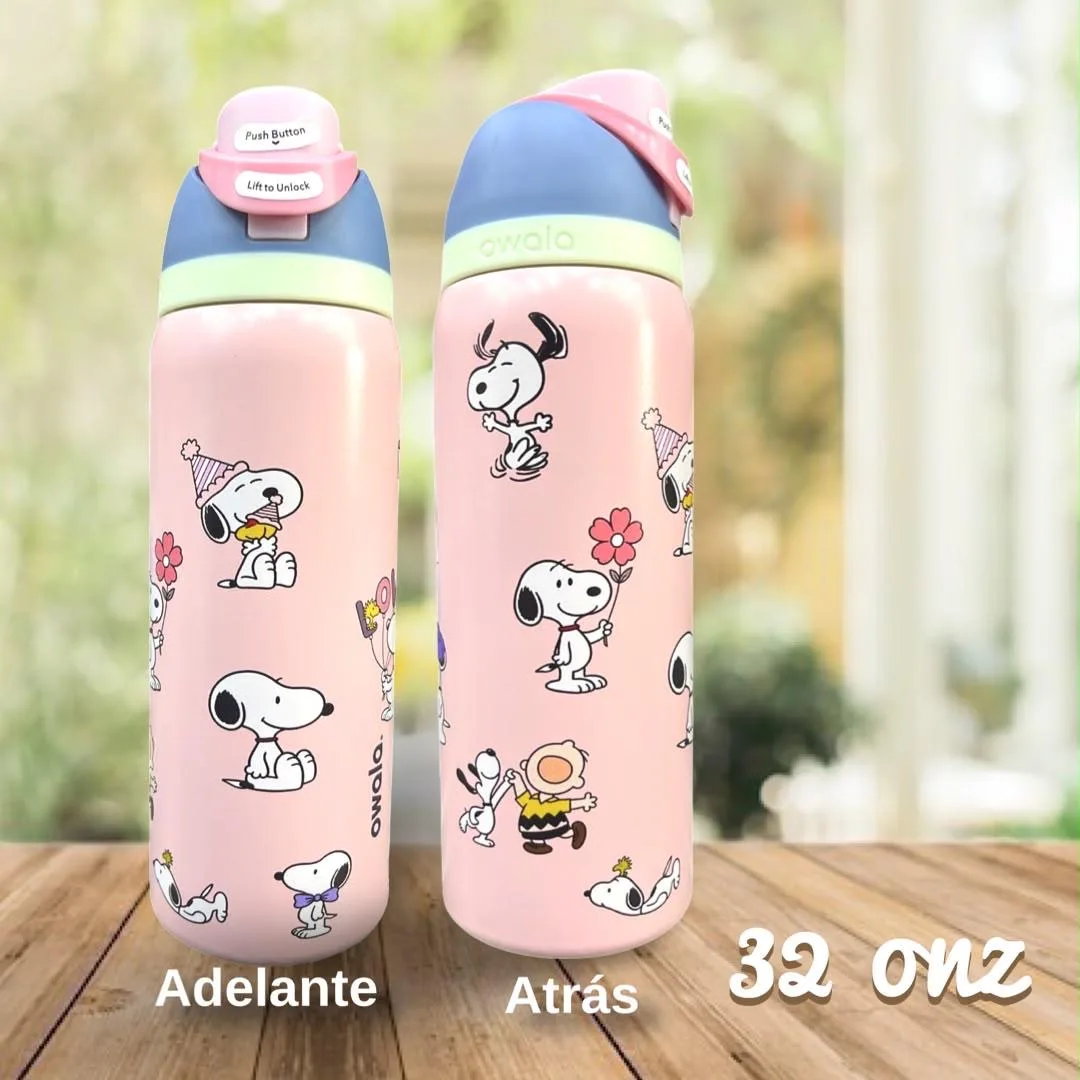 Botella Tipo Owala - Snoopy (24oz, 32oz) ✦ Bajo pedido - Imagen 10