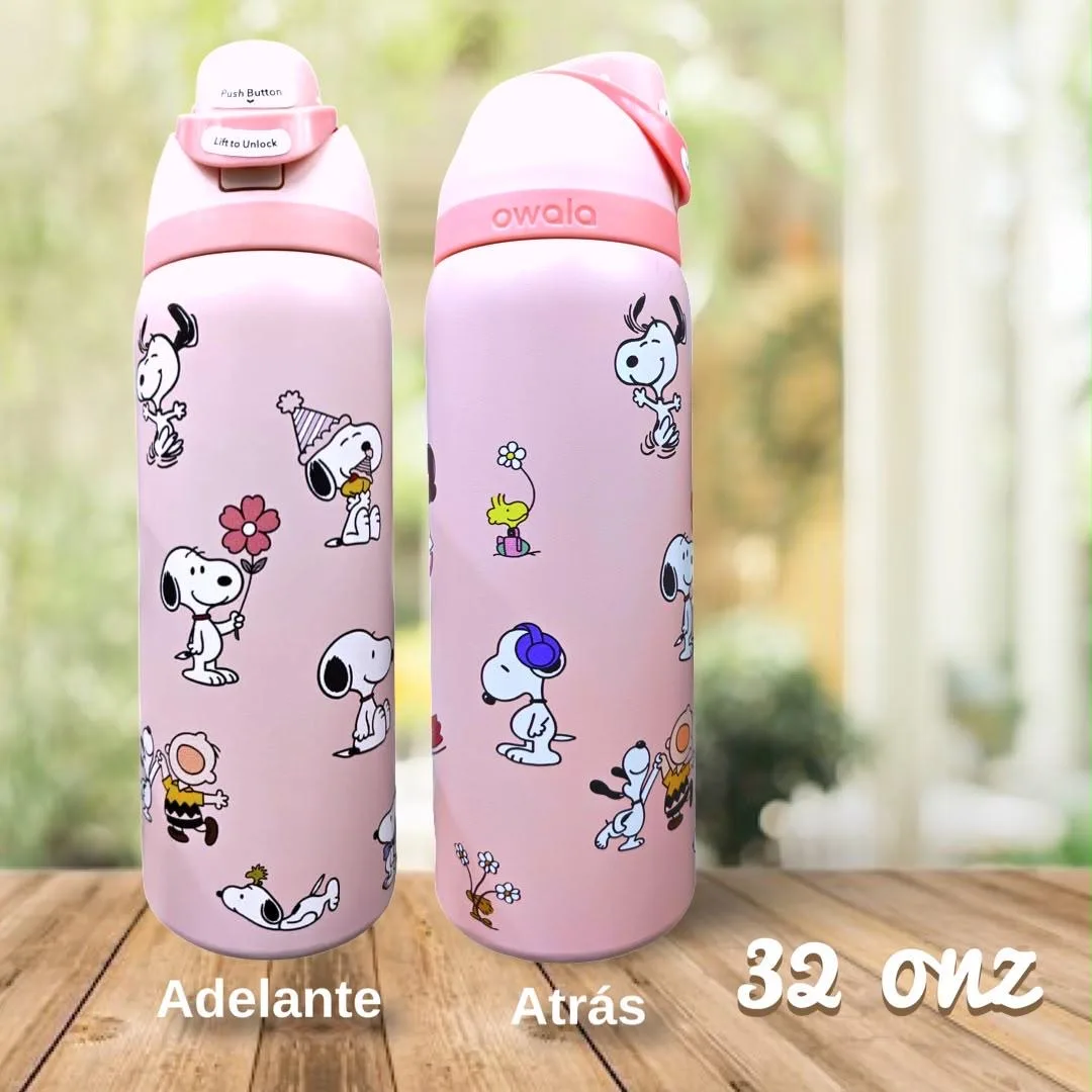 Botella Tipo Owala - Snoopy (24oz, 32oz) ✦ Bajo pedido - Imagen 12