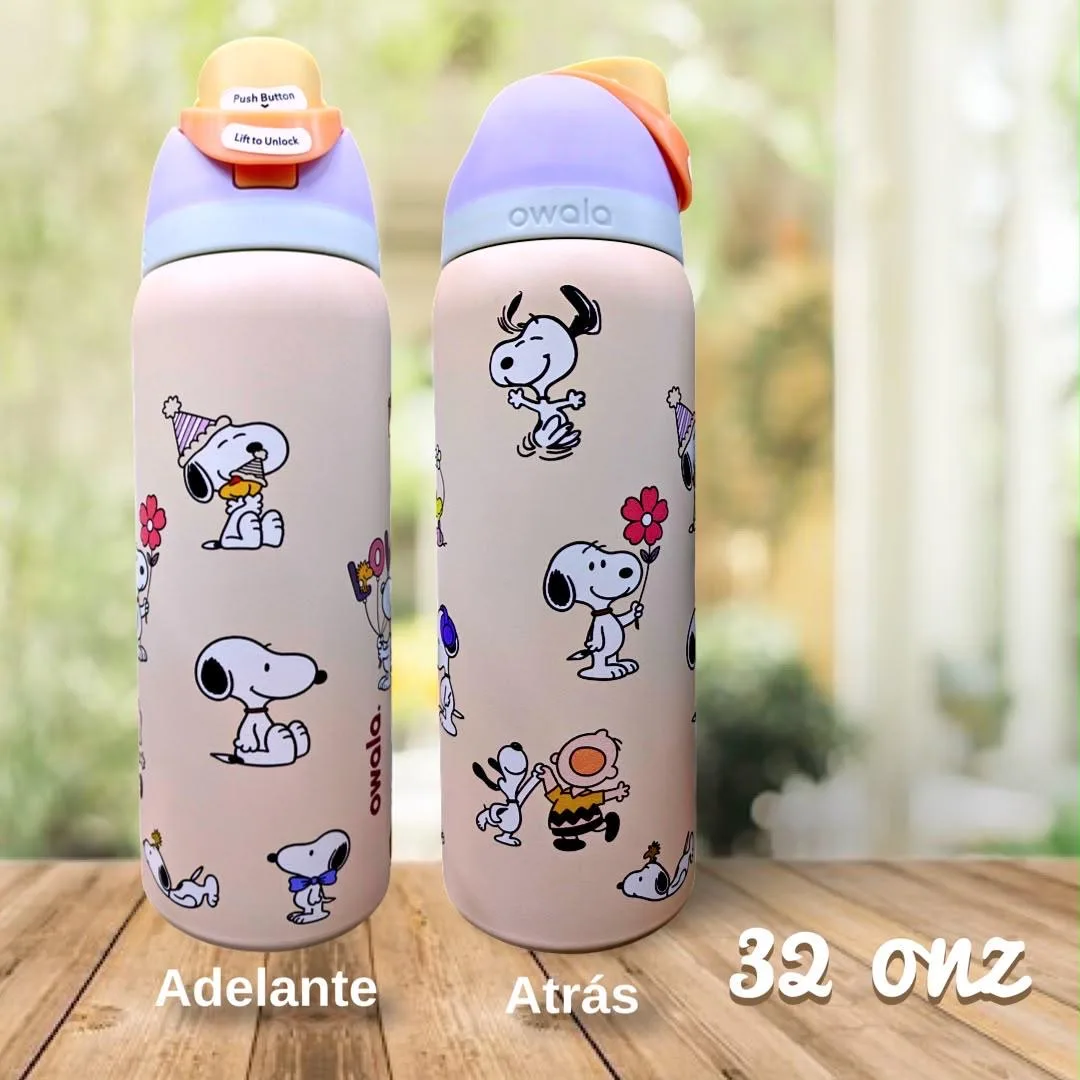 Botella Tipo Owala - Snoopy (24oz, 32oz) ✦ Bajo pedido - Imagen 7
