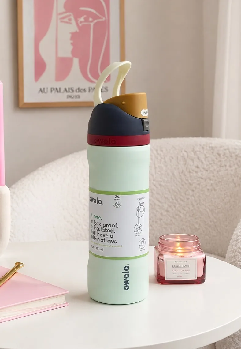 Botella Tipo Owala - Lisa (24oz, 32oz) ✦ Bajo pedido - Imagen 11