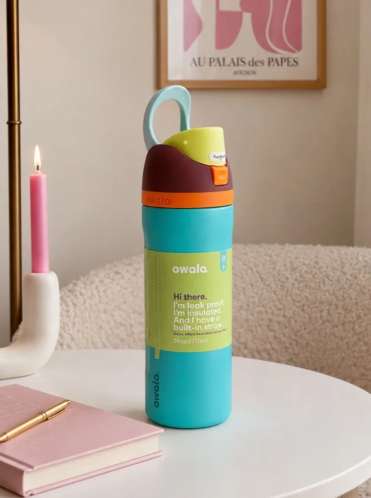 Botella Tipo Owala - Lisa (24oz, 32oz) ✦ Bajo pedido - Imagen 12