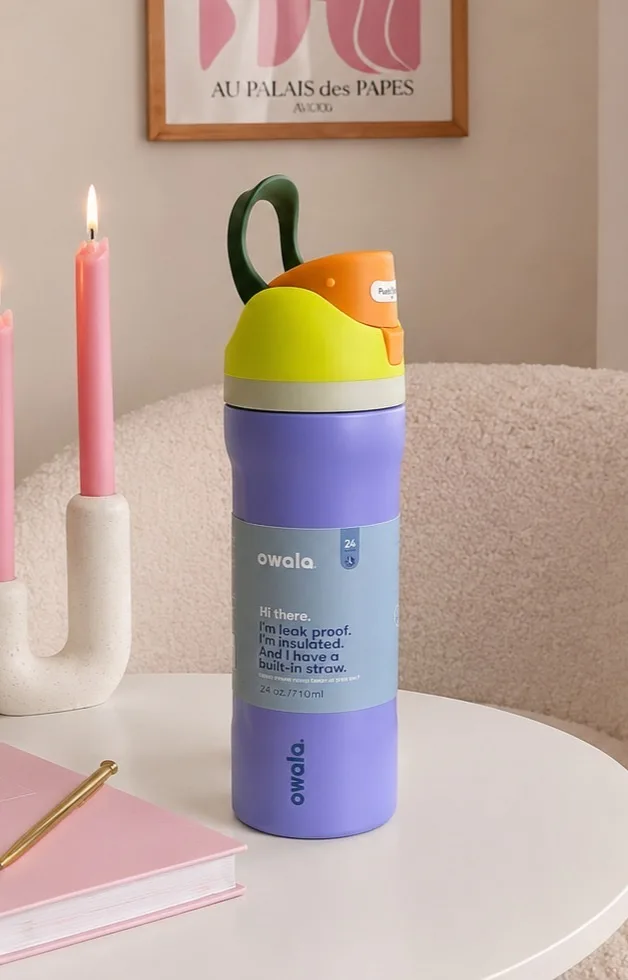 Botella Tipo Owala - Lisa (24oz, 32oz) ✦ Bajo pedido - Imagen 13